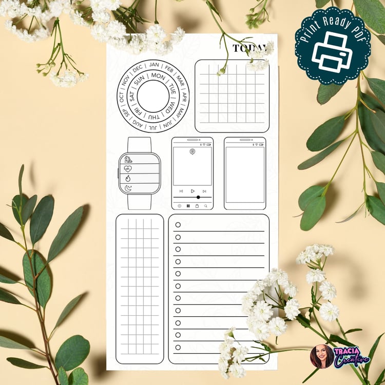 Personal Size Daily Planner | Tracia Creative