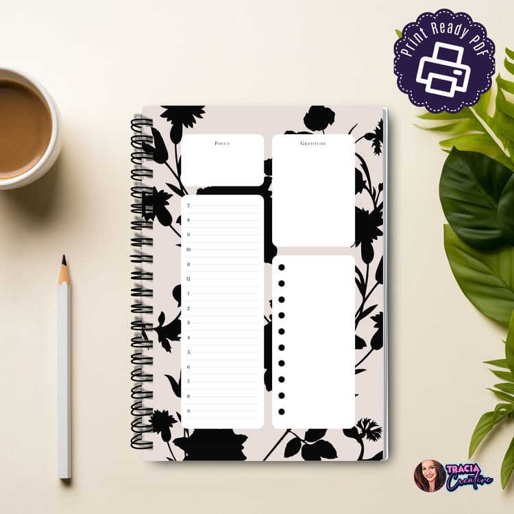 Daily Planner - Silhouette A5 | Tracia Creative