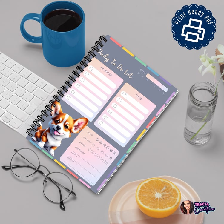 Adorable Pups & Productivity: Printable To Do Lists | Tracia Creative