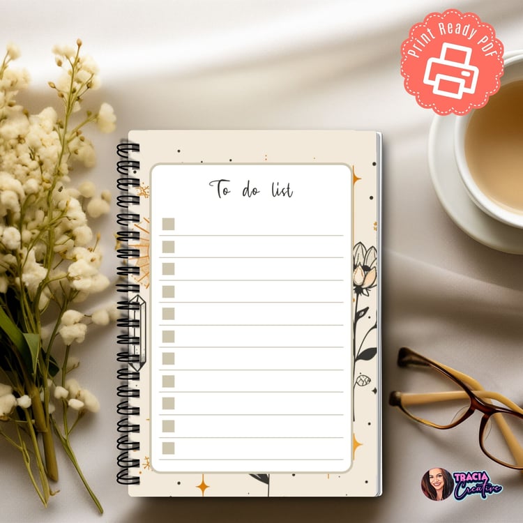Boho To Do List Planner Insert | Instant Download | Tracia Creative