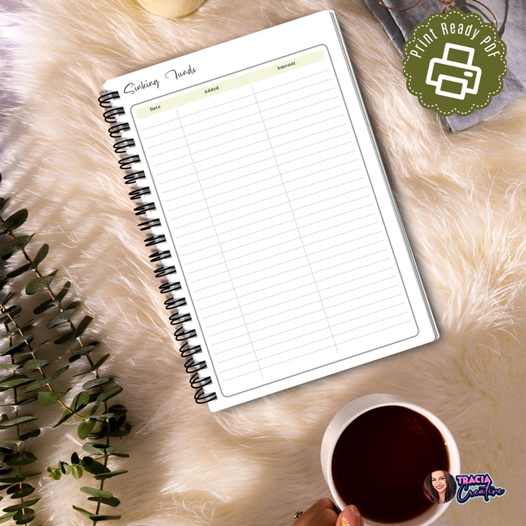 Stress-Free Saving: A5 Sinking Funds Planner Insert | Tracia Creative
