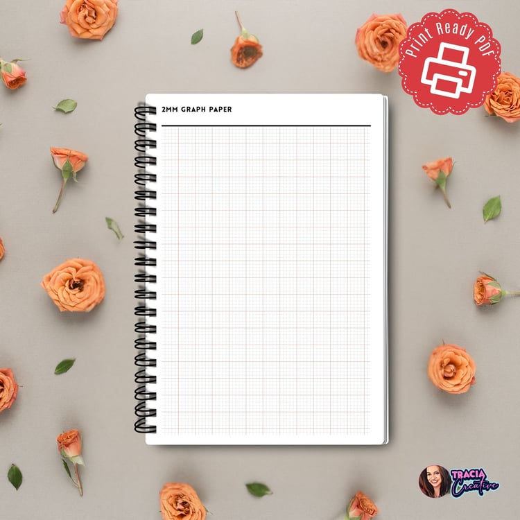 Precision 2mm Graph Paper for Creatives | Tracia Creative
