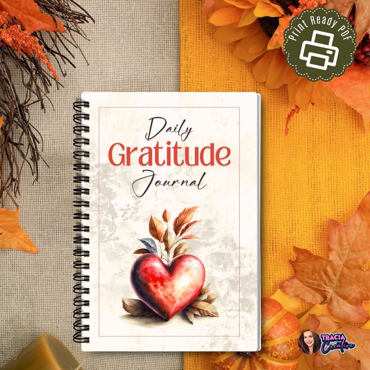 Minimalist Daily Gratitude Journal | Tracia Creative