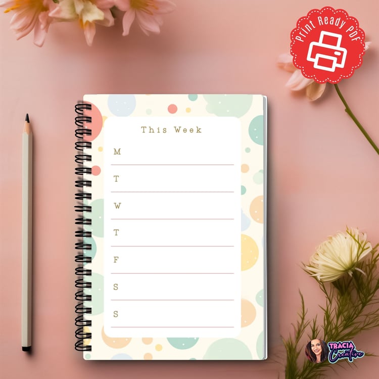 Get Organized with our Printable Notepad Insert | Tracia Creative