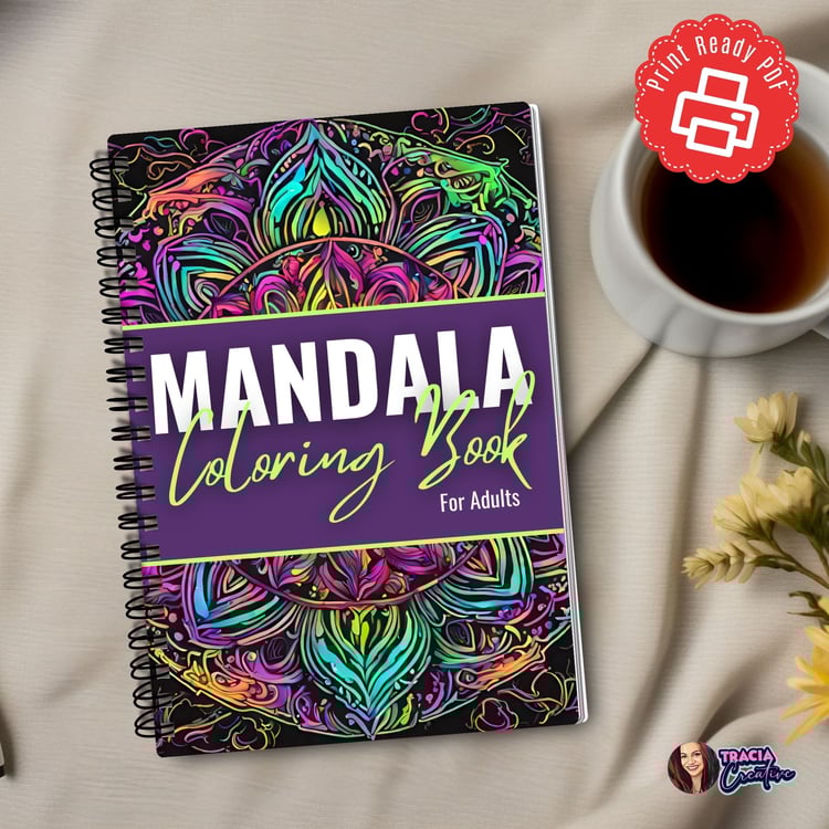100 Mandala Coloring Pages for Adults – Stress-Relief Printable