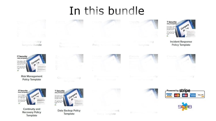 Policies in the Continuity and Recovery Policies Template Bundle