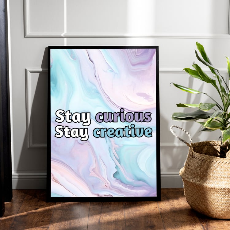 motivational quote wall art