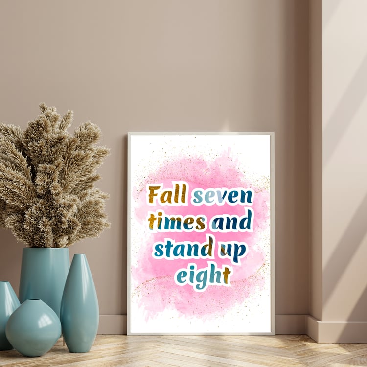 motivational quote wall art