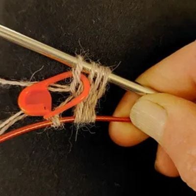 dahlia tutorial for cast on part 2