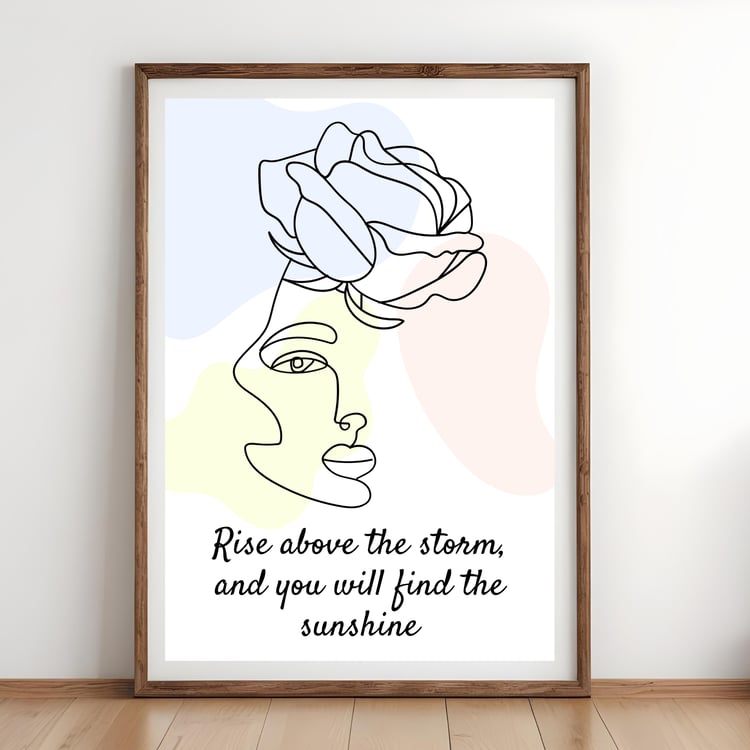 boho minimal printable wall art