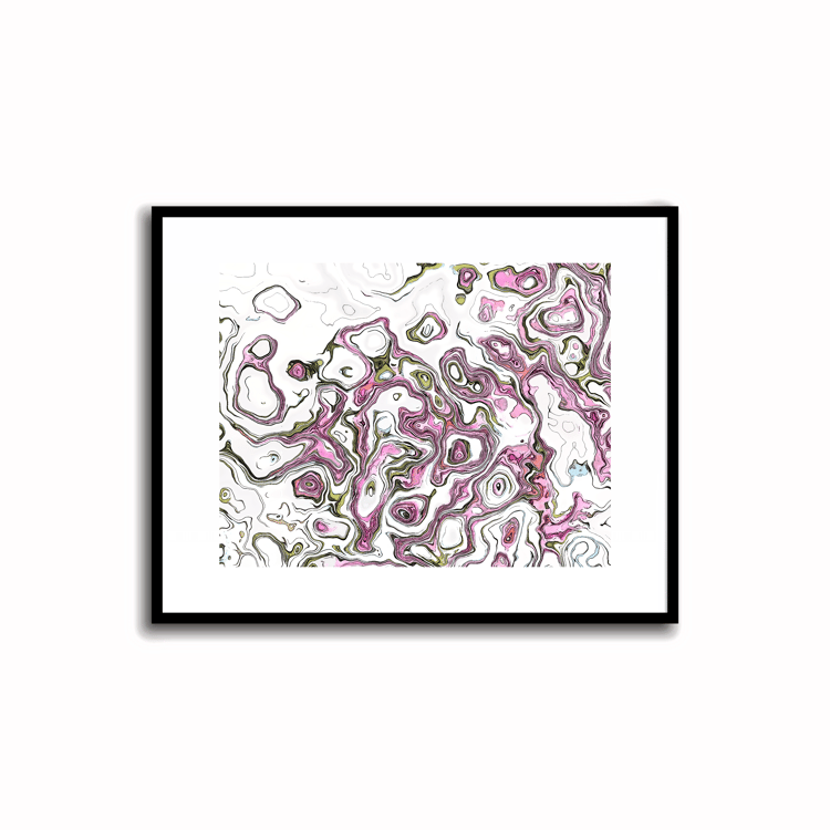 Pink, Blue and Gray Modern Abstract Artwork - 24-5 (pdf size 5X7)    Transform your space with our unique art instant printable!🌟Download the radiant palette featuring Azalea Pink, Blue Smoke, Heather Gray and Soft Peach Colors. Ideal for wall, desk, and