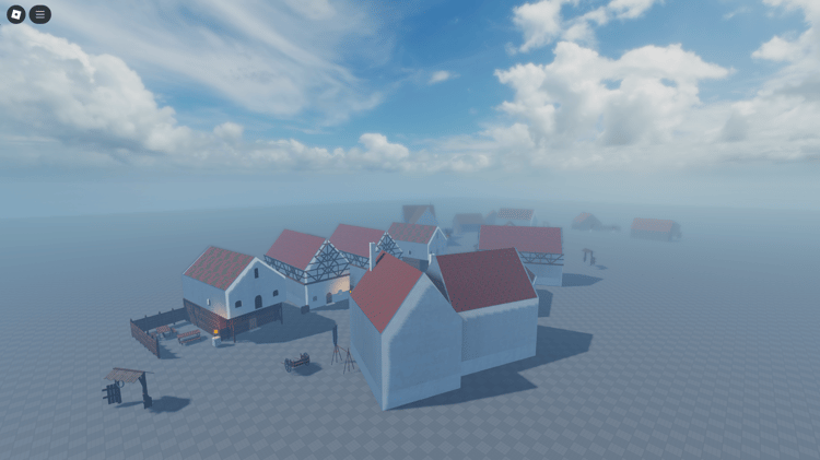 High-quality Blender-made medieval town assets with authentic textures and adaptable designs, perfect for game development projects.