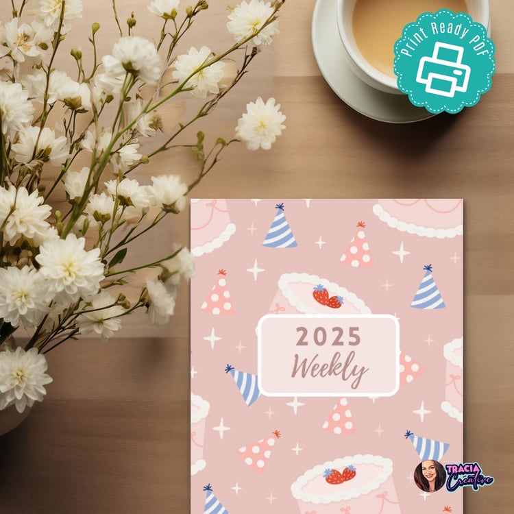 Printable 2025 Weeklies Desk Planner – Stay Organized!