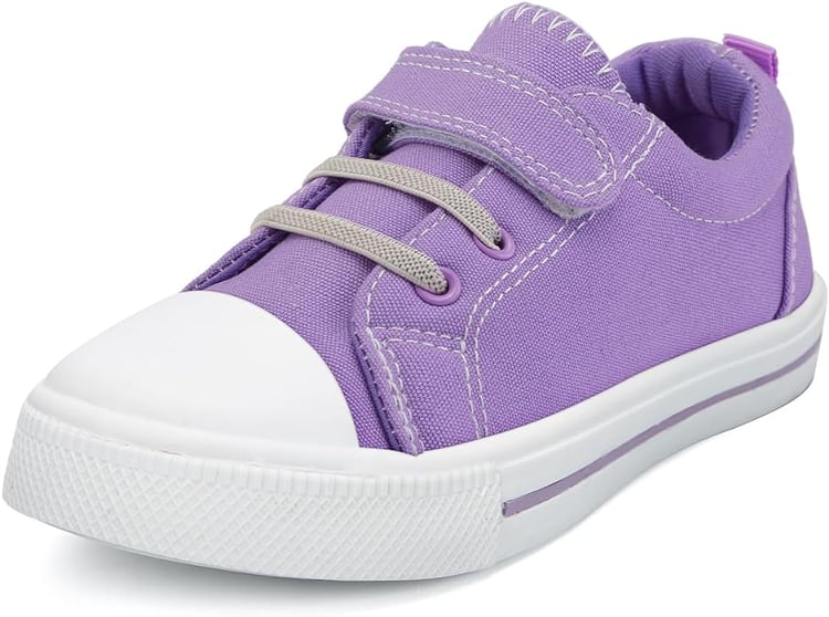 K KomForme Toddler Shoes Boys Girls Canvas Sneakers Size 4-13