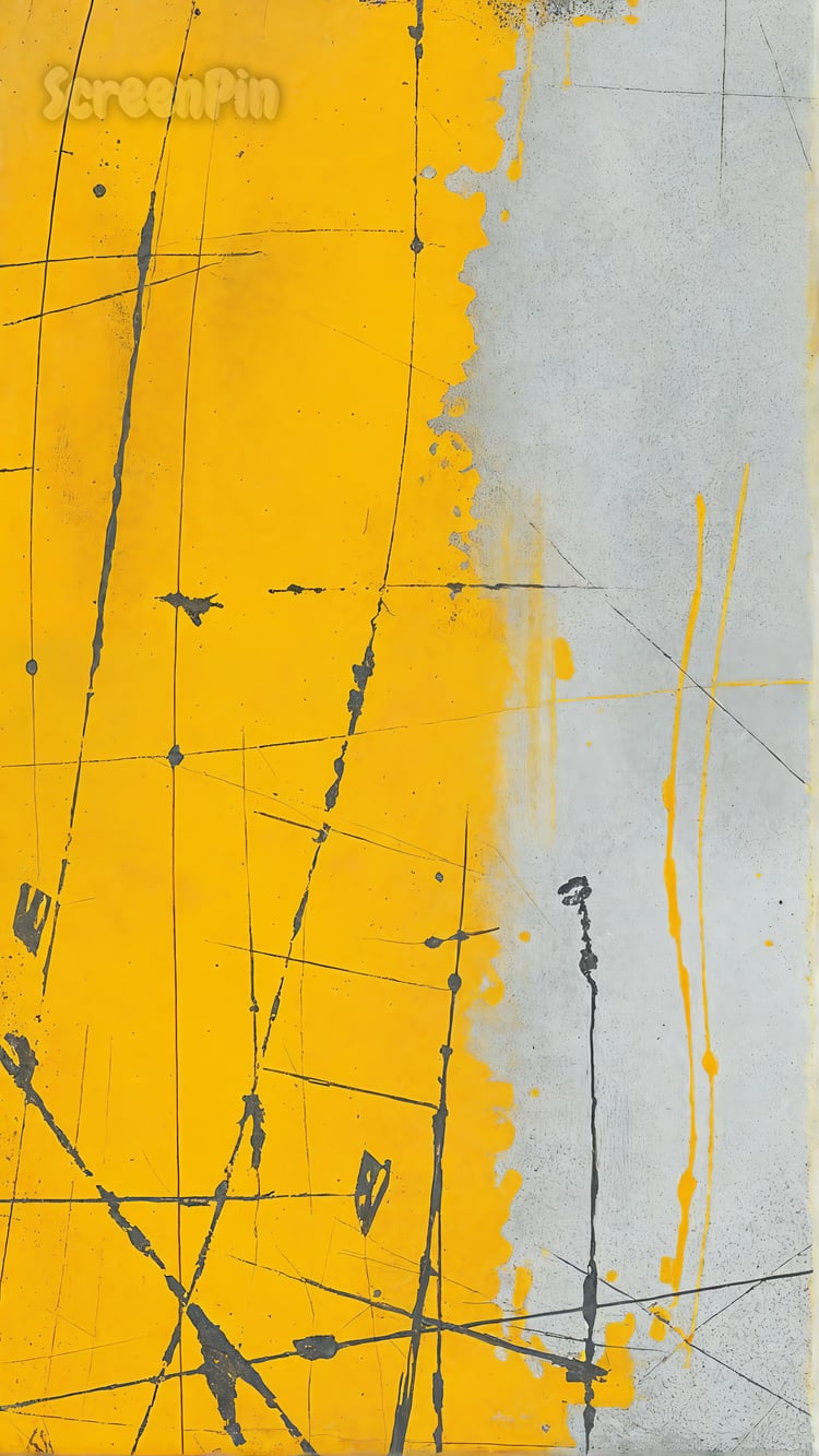 Yellow and grey abstract texture featuring dynamic patterns and a modern design. Ideal for digital backgrounds, artistic projects, and creative applications.