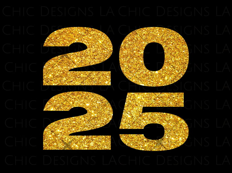 transparent glitter 2025 design