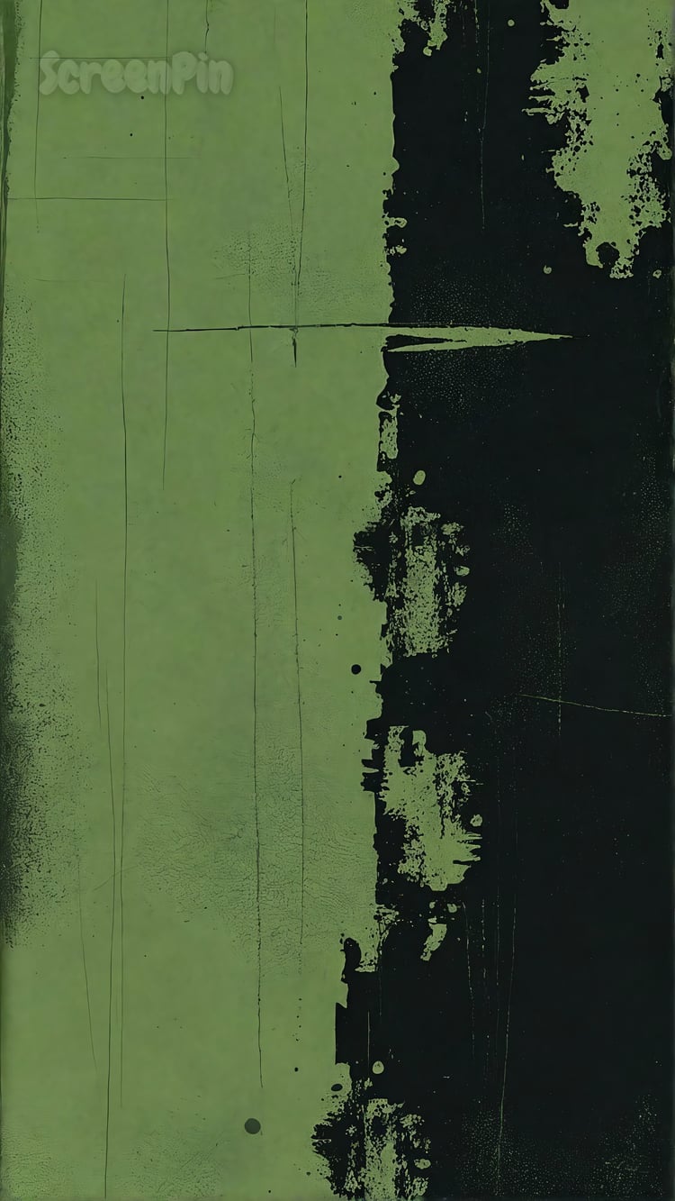 Green and black abstract vintage background with intricate patterns, creating a timeless and elegant design. Perfect for digital art, wallpapers, and decorative projects.