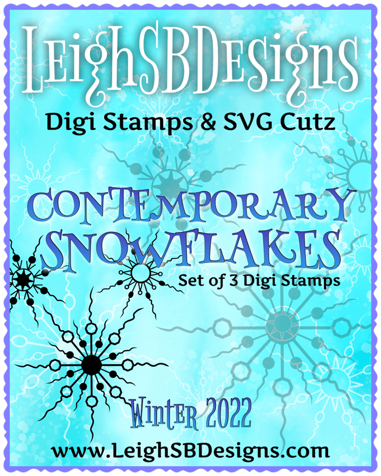 LeighSBDesigns Contemporary Snowflakes