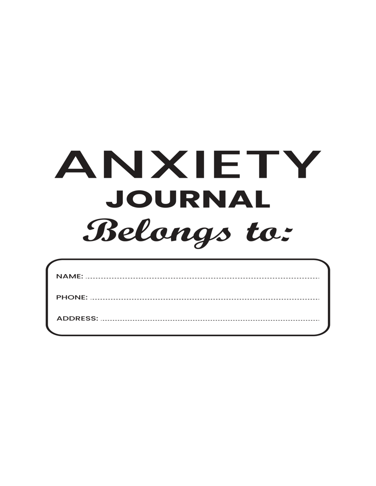 FREE Anxiety Journal