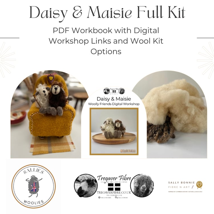 nedle felting sheep kit