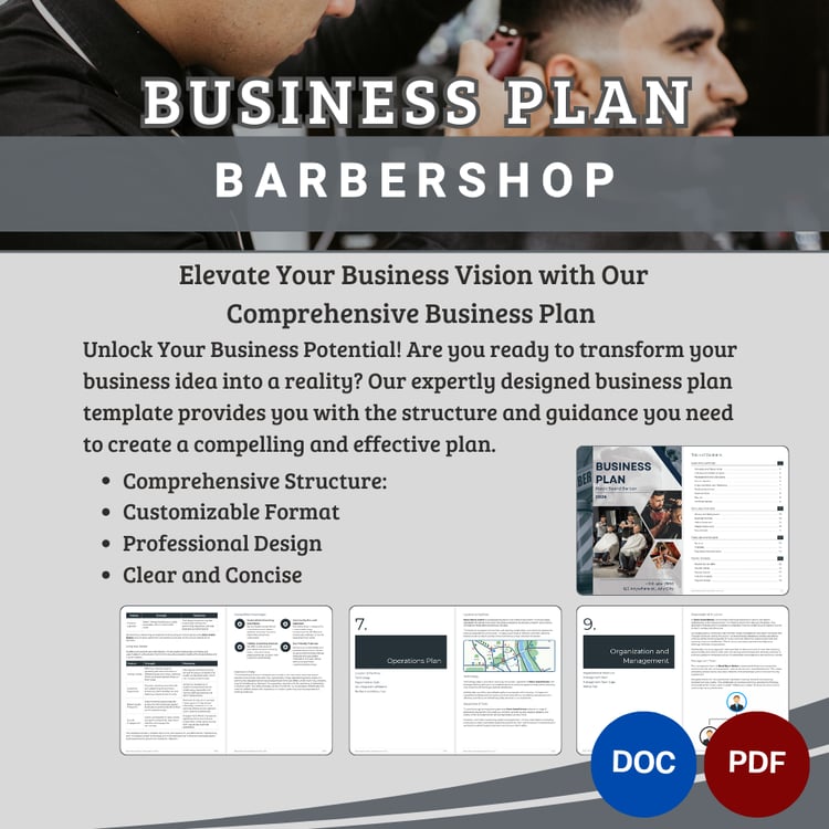 BUSINESS PLAN TEMPLATE - Barbershop