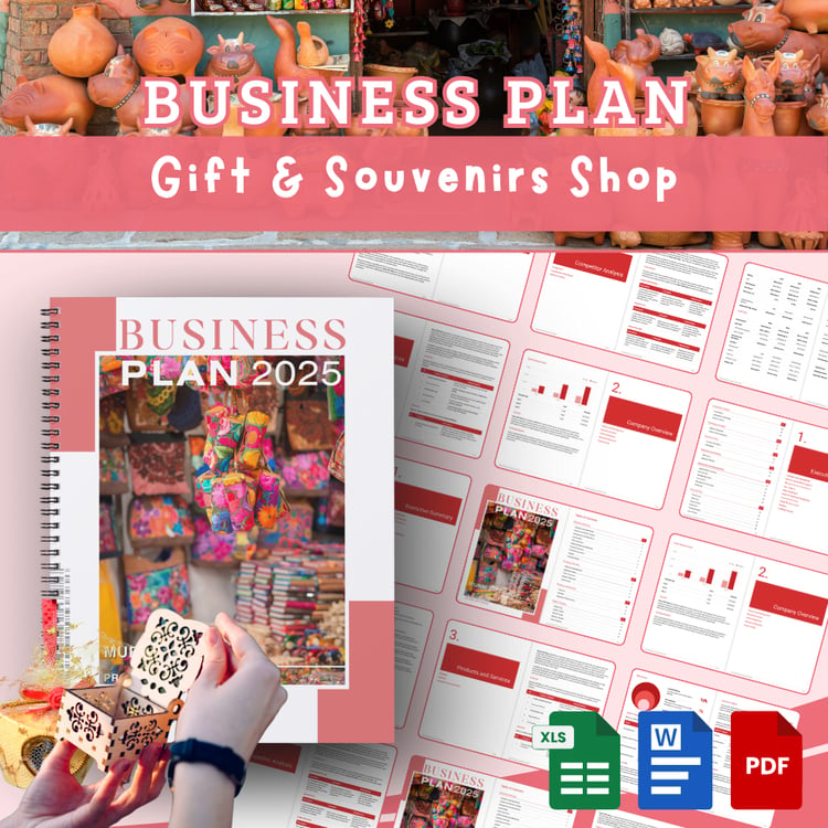 BUSINESS PLAN TEMPLATE - Gift Shop, Warong Buku