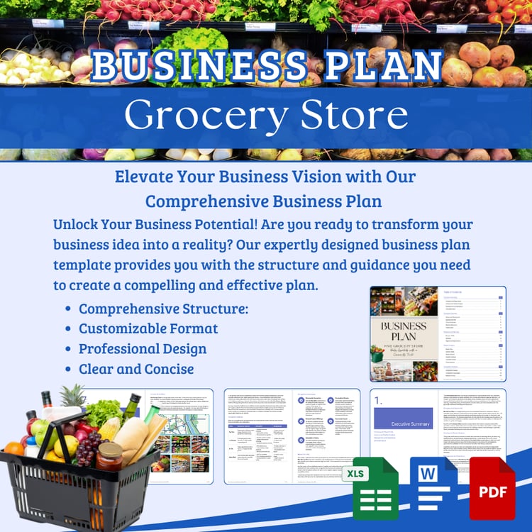 BUSINESS PLAN TEMPLATE - Grocery Store