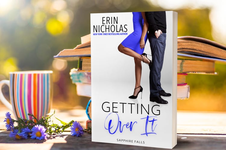 paperback cover of Getting Over It by Erin Nicholas
