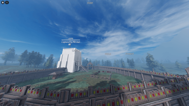 Immersive Roblox map showcasing a grand medieval castle for historical gameplay