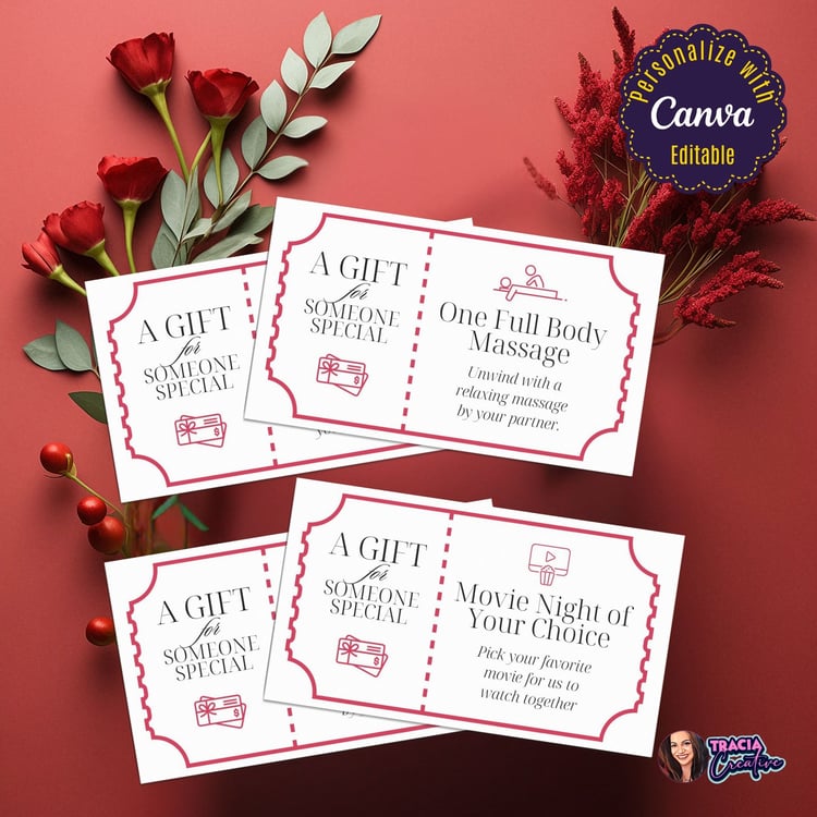 Printable Couples Love Coupons – Romantic Gift