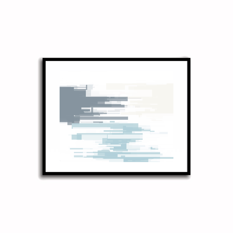 Brighten your space with this vibrant abstract color palette print in Jungle Mist (light blue gray), Coral Reef (vanilla), Dairy Cream (pale peach), Regent Gray, and Spring Wood (very light pink). Perfect for walls, desks, or shelves—download instantly an