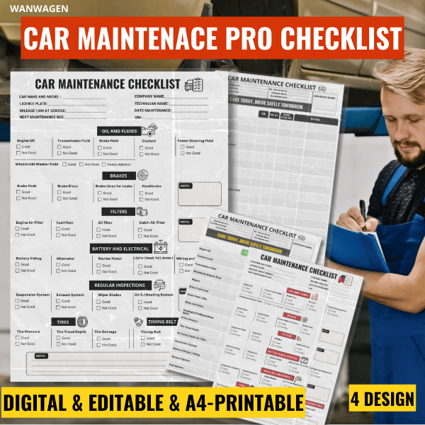 Car Maintenance Checklist , auto maintenace checklist