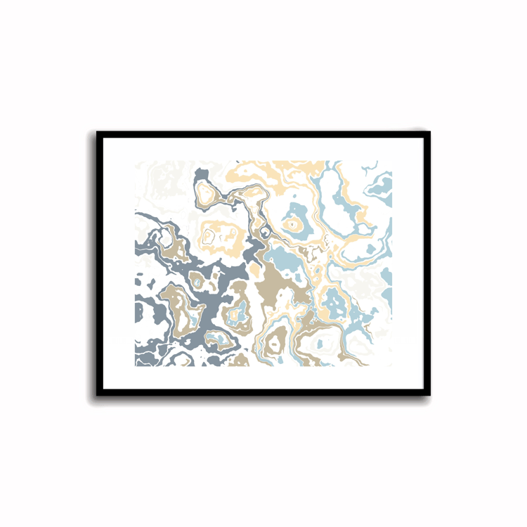 Jungle Mist Modern Art 14 (2)    Brighten your space with this vibrant abstract color palette print in coral reef, dairy cream, jungle mist, regent grey and spring wood. Perfect for walls, desks, or shelves—download instantly and transform your decor!