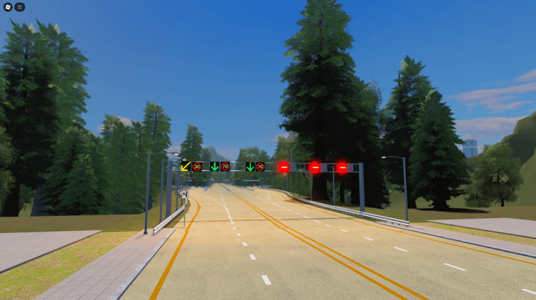 Realistic buildings enhancing the environment of the Driving Game Map.