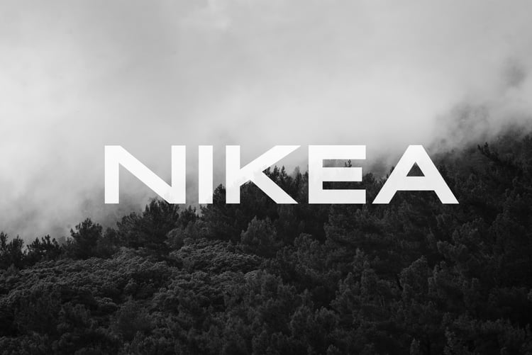 Nikea free font