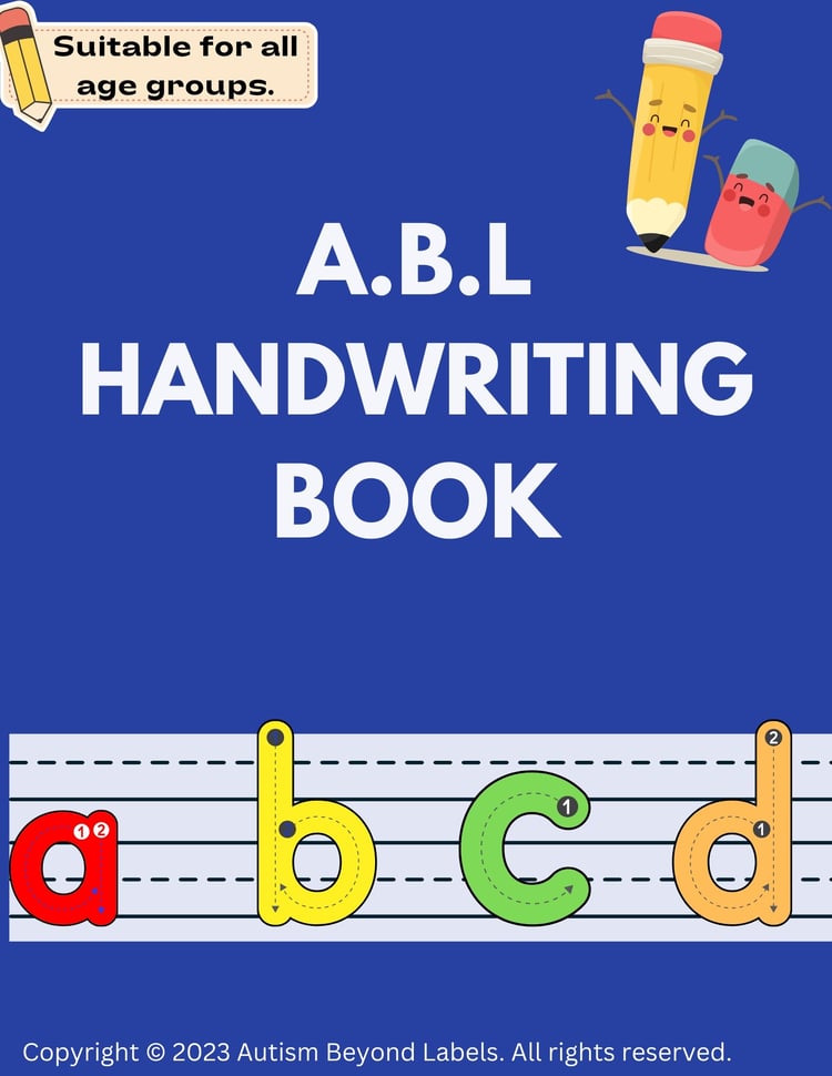 inclusive, handwriting