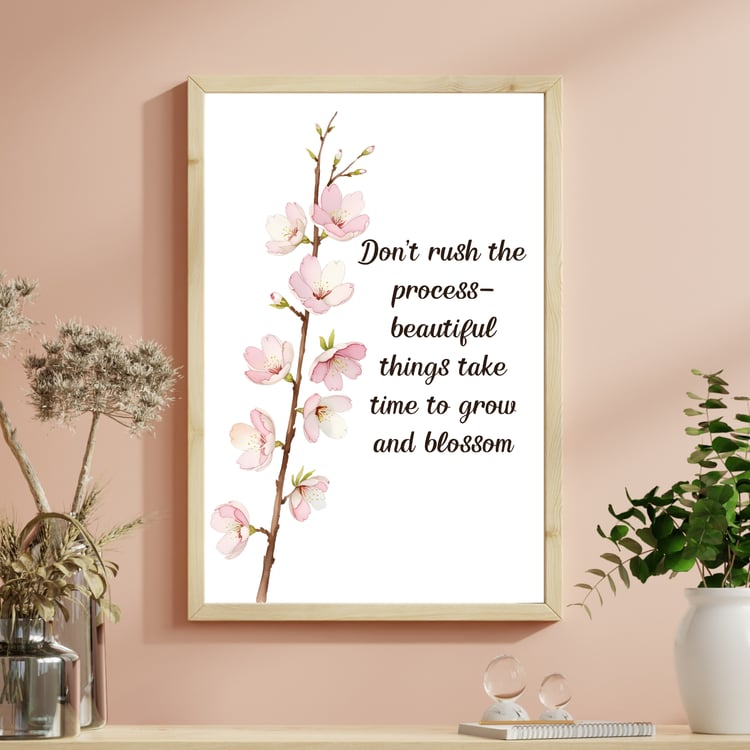 motivational quote wall art
