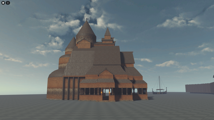 Functional Viking boat designed for sailing adventures and dynamic gameplay experiences
