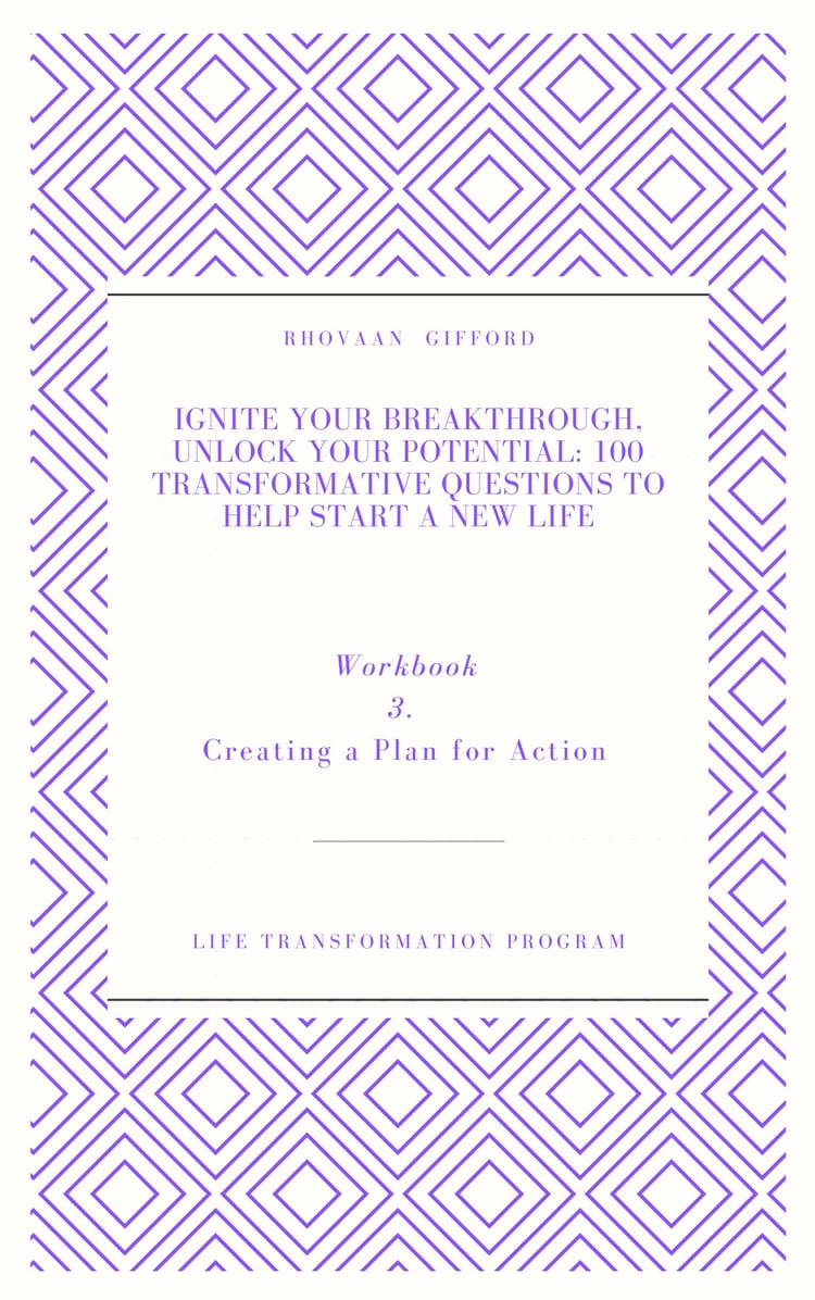 Ignite Your Breakthrough, Unlock Your Potential: 100 Transformative Questions to Help Start A New Life Workbook 3. Creating a Plan for Action
