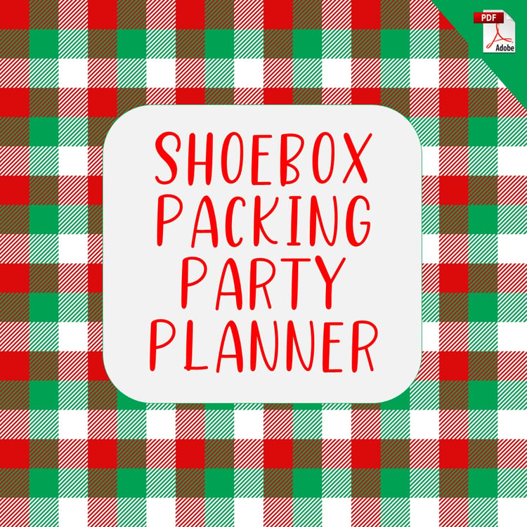Shoebox Packing Party Planner (PDF Download)