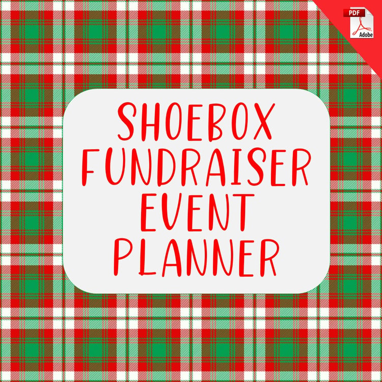 Shoebox Fundraiser Event Planner (PDF Download)