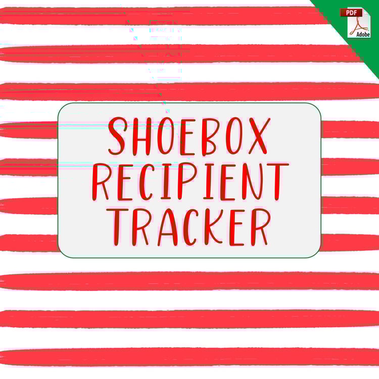 Shoebox Recipient Tracker (PDF Download)