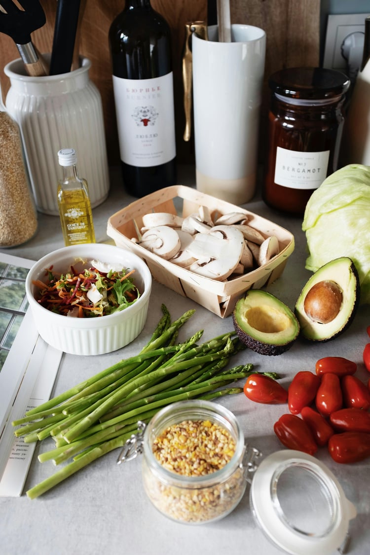 Basic ingredients for keto diet