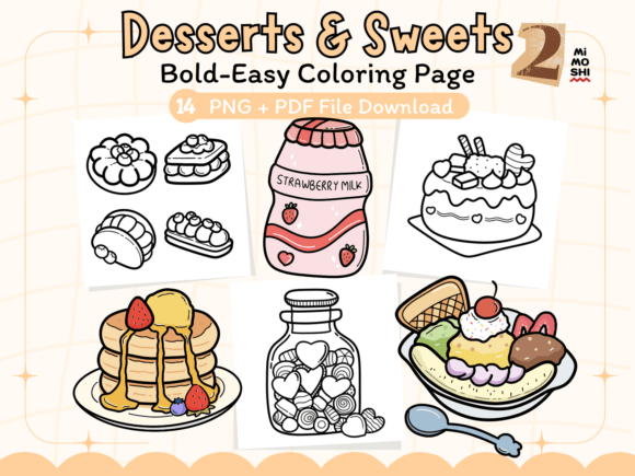 Delicious layered cake with frosting coloring page Colorful cupcakes with sprinkles coloring page