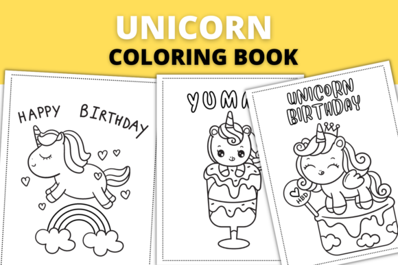 Unicorn jumping over clouds with a rainbow background coloring page Sleeping unicorn surrounded by flowers coloring page Unicorn with wings flying above the trees coloring page Unicorn and butterfly in a beautiful meadow coloring page