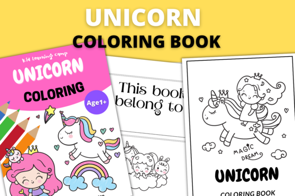 Cute unicorn surrounded by stars and hearts coloring page Beautiful unicorn with a flowing mane coloring page Cute unicorn flying through a rainbow coloring page Unicorn with colorful mane in a magical forest coloring page Happy unicorn with sparkles and 