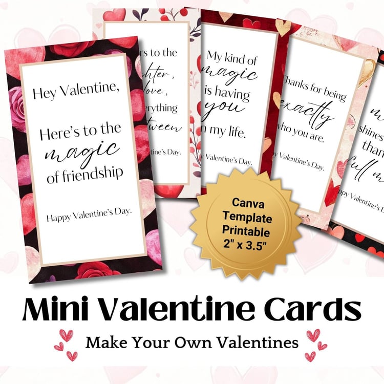 mini Valentines Day Cards Make Your Own Cards
