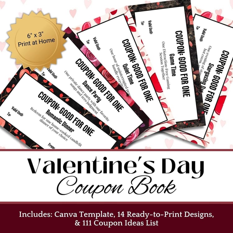 Valentines Day Coupon Book