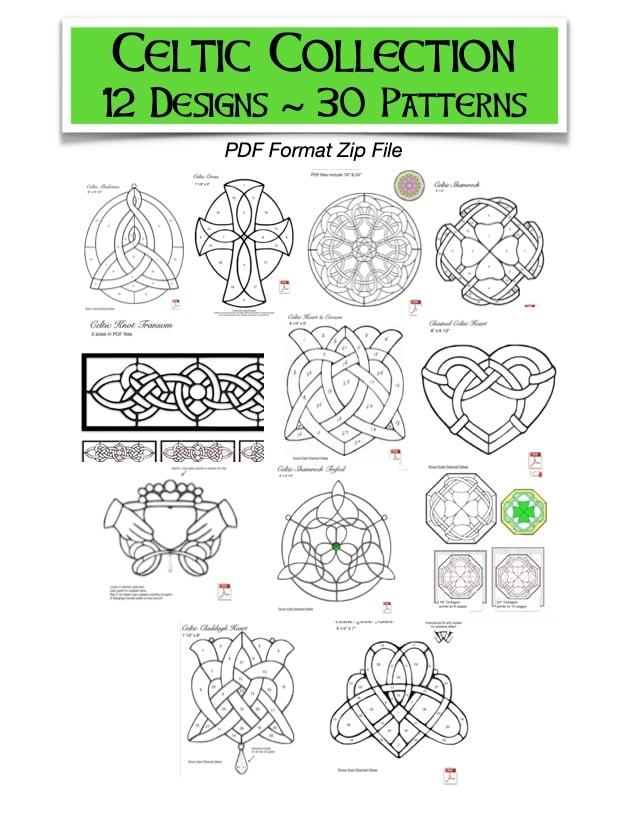 Celtic Stained Glass Patterns