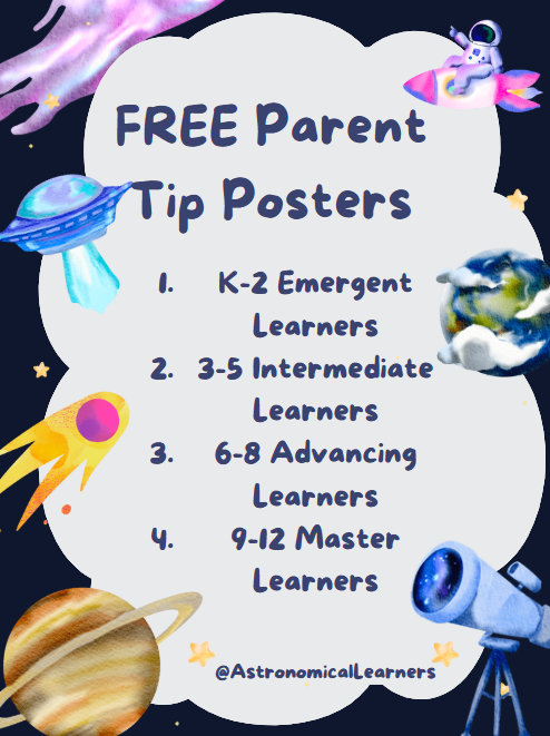 4 Free Parent PDF Printable Posters K-12